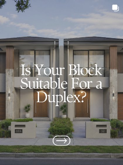 Havencraft post: is your block suitable for a duplex